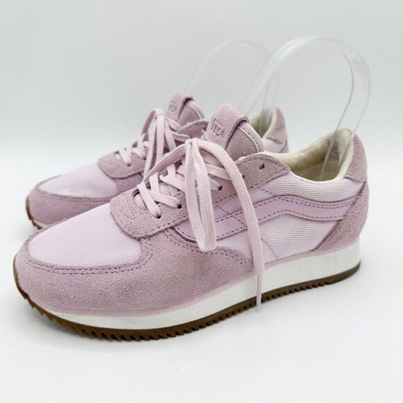 Vans Runner Lilac Snow Lace-up Low-top Suede Mesh Athletic Shoes Wms 5 Men 3.5‎ - Picture 3 of 14